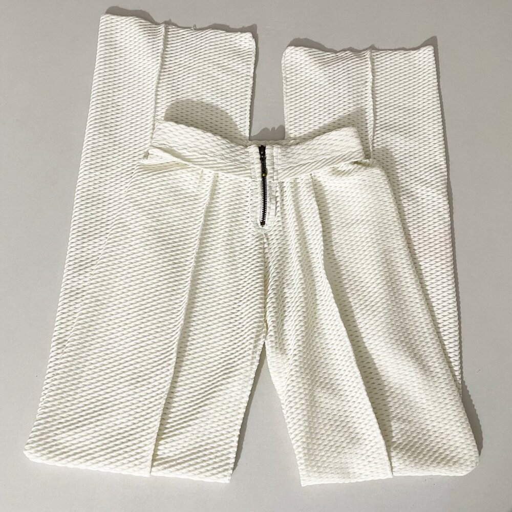 Vintage Sherry Nikka Leisure Couture White Summer Pants & Top Set EUC - Picture 8 of 11
